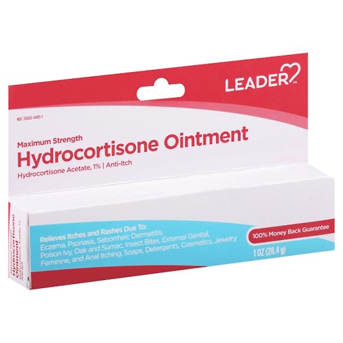 Image for Leader Hydrocortisone Ointment, Maximum Strength,1oz from CAPITOL DRUGS - WEST HOLLYWOOD